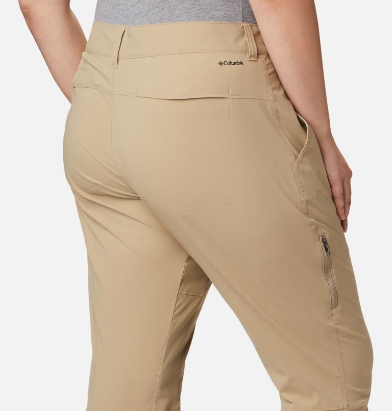 Women's Columbia Saturday Trail Stretch Pants Khaki | Plus Size CA-H1354